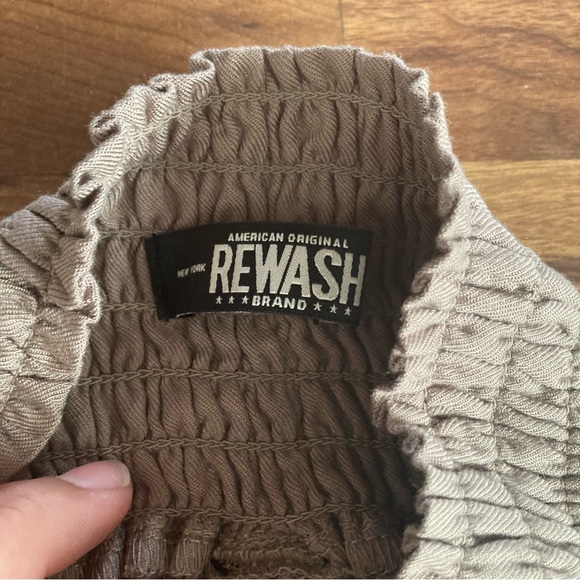 New Rewash Wide Leg Beachy Open Wide Leg Pants Size Large - Picture 9 of 11